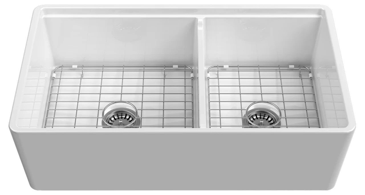 Isvea Plain 475 Workstation American Sink Double-Chamber 84 cm 10PLS81284