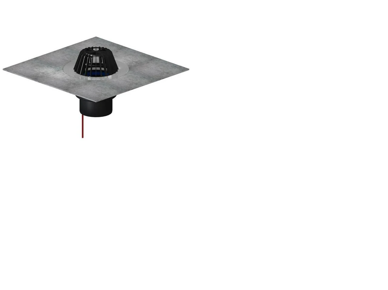Dallmer Roof drain type 62 H DallBit, heated, DN 125 622181