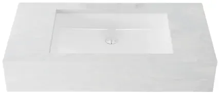 TOTO Square Under Counter Lavatory w/bracket (600 x 395mm) LW600JW/F