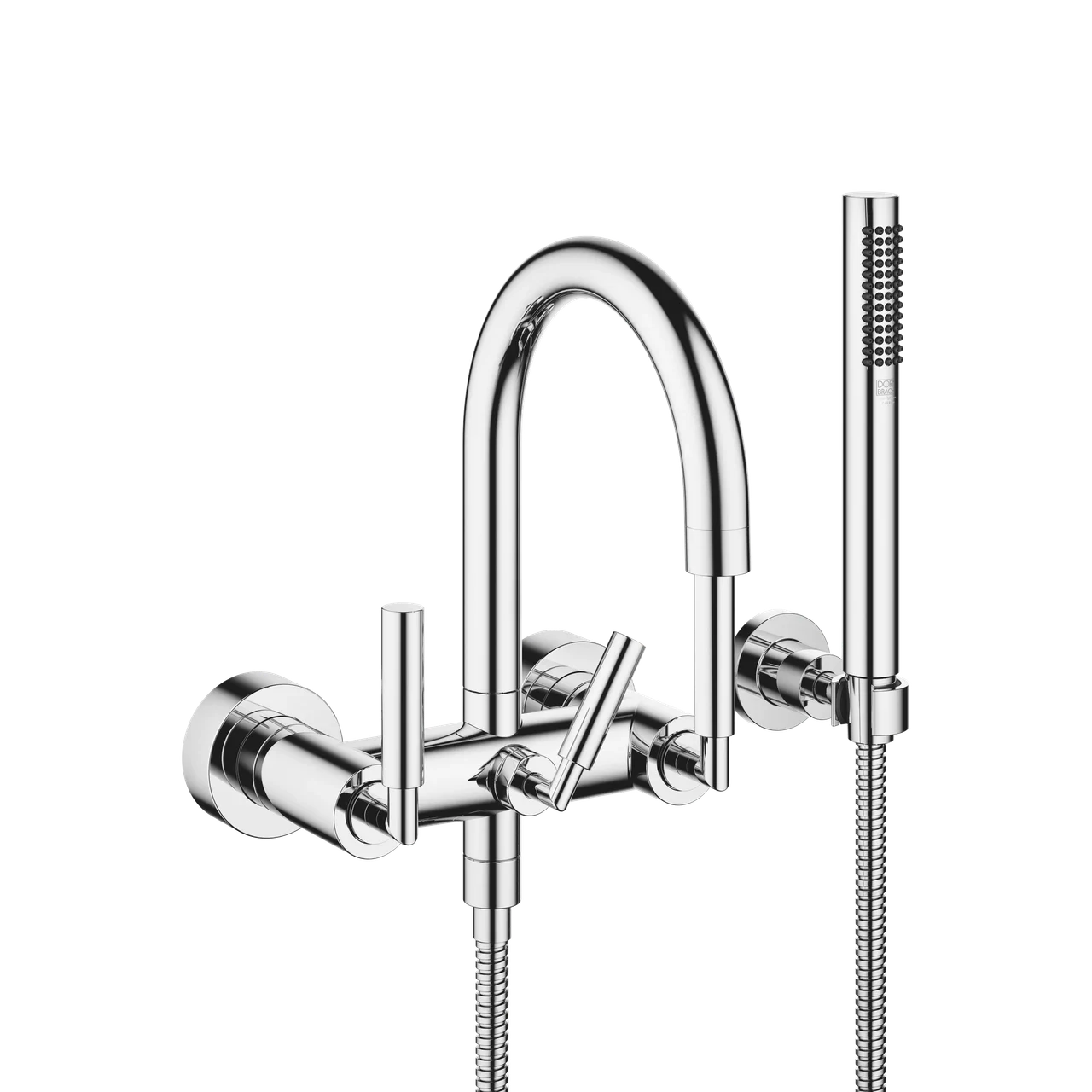 Dornbracht TARA Bath mixer for wall mounting with hand shower set 25133882