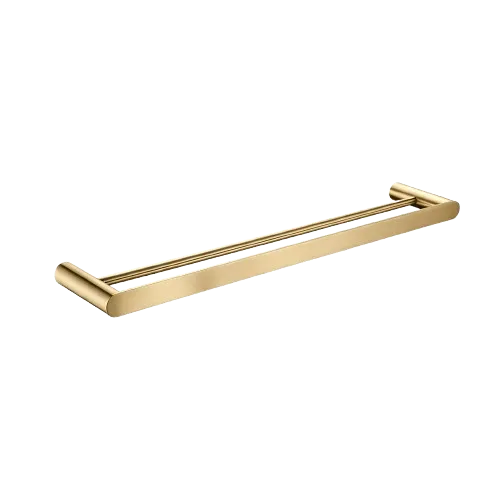 Oceandell Double Towel Rail - Brushed Gold ATW-002