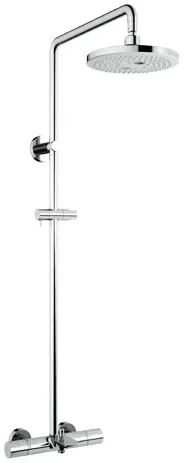 TOTO "G" Thermostat Shower Column w/ Shower Head ( Round ) and Spout (2 mode) (TBW01407B) TBW01407BB