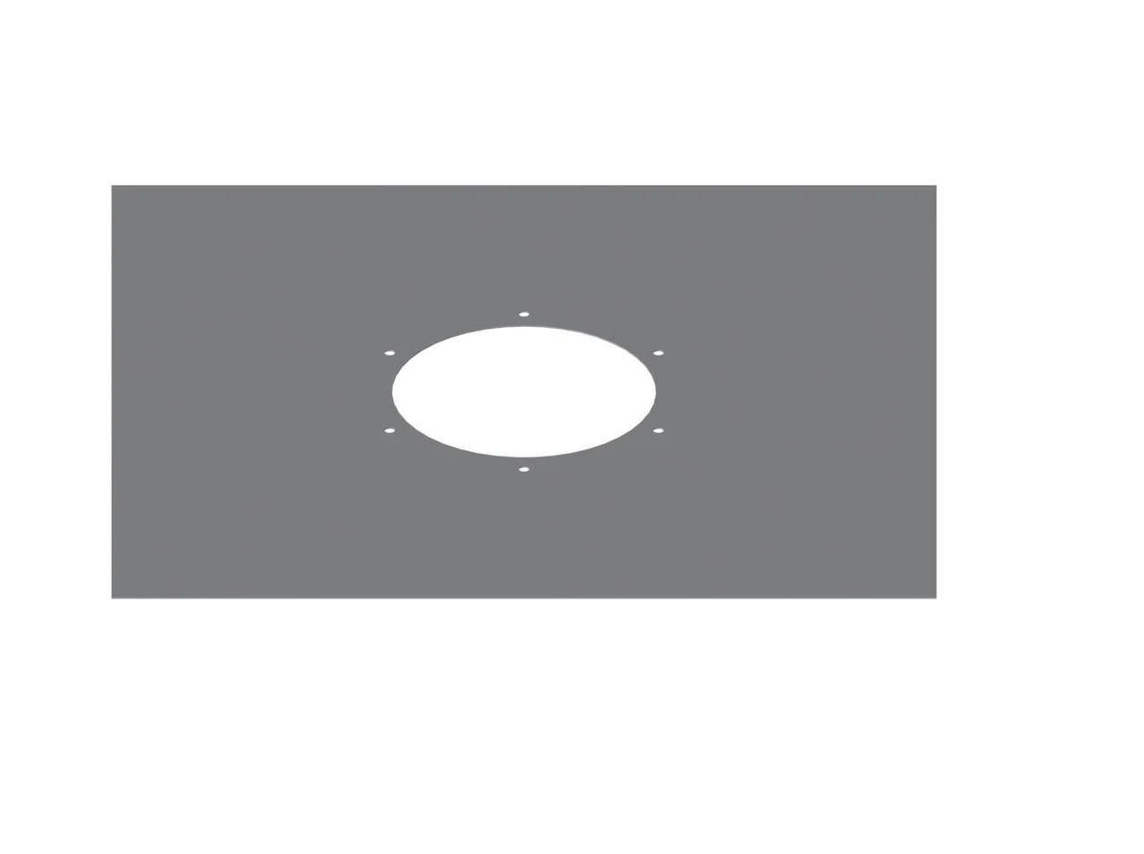 Dallmer Waterproofing collar type 65, PVC, 500 x 500 mm