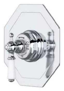 Perrin & Rowe Concealed thermostatic shower mixer without flow control with lever handle 5585