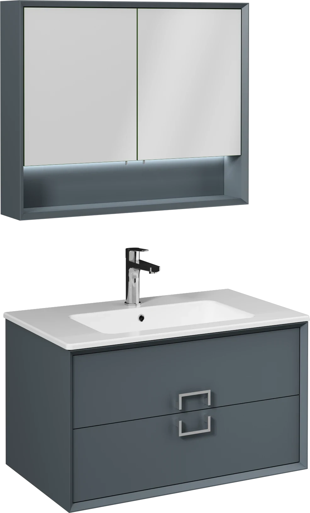 Isvea Stepp Washbasin Unit 80 cm 21SPS121080I