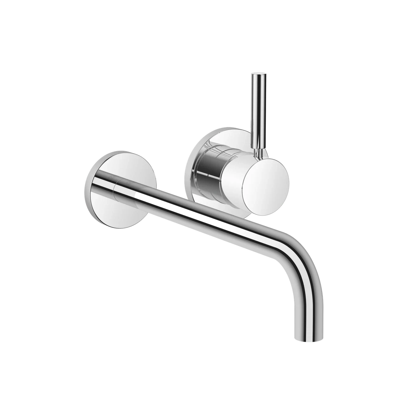 Dornbracht META Wall-mounted single-lever basin mixer with individual rosettes