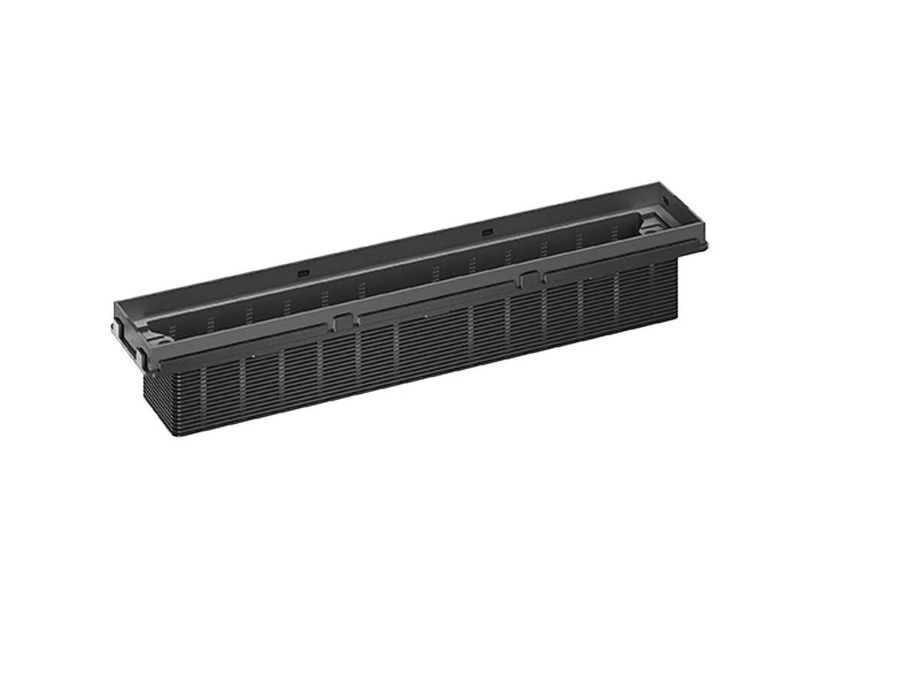 Dallmer Shower channel CeraFrame Individual black matt, 300 x 50 mm