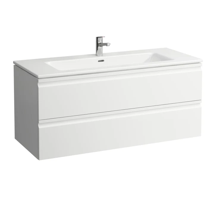 LAUFEN Washbasin with vanity unit 120 × 50 cmtwo drawers H861967