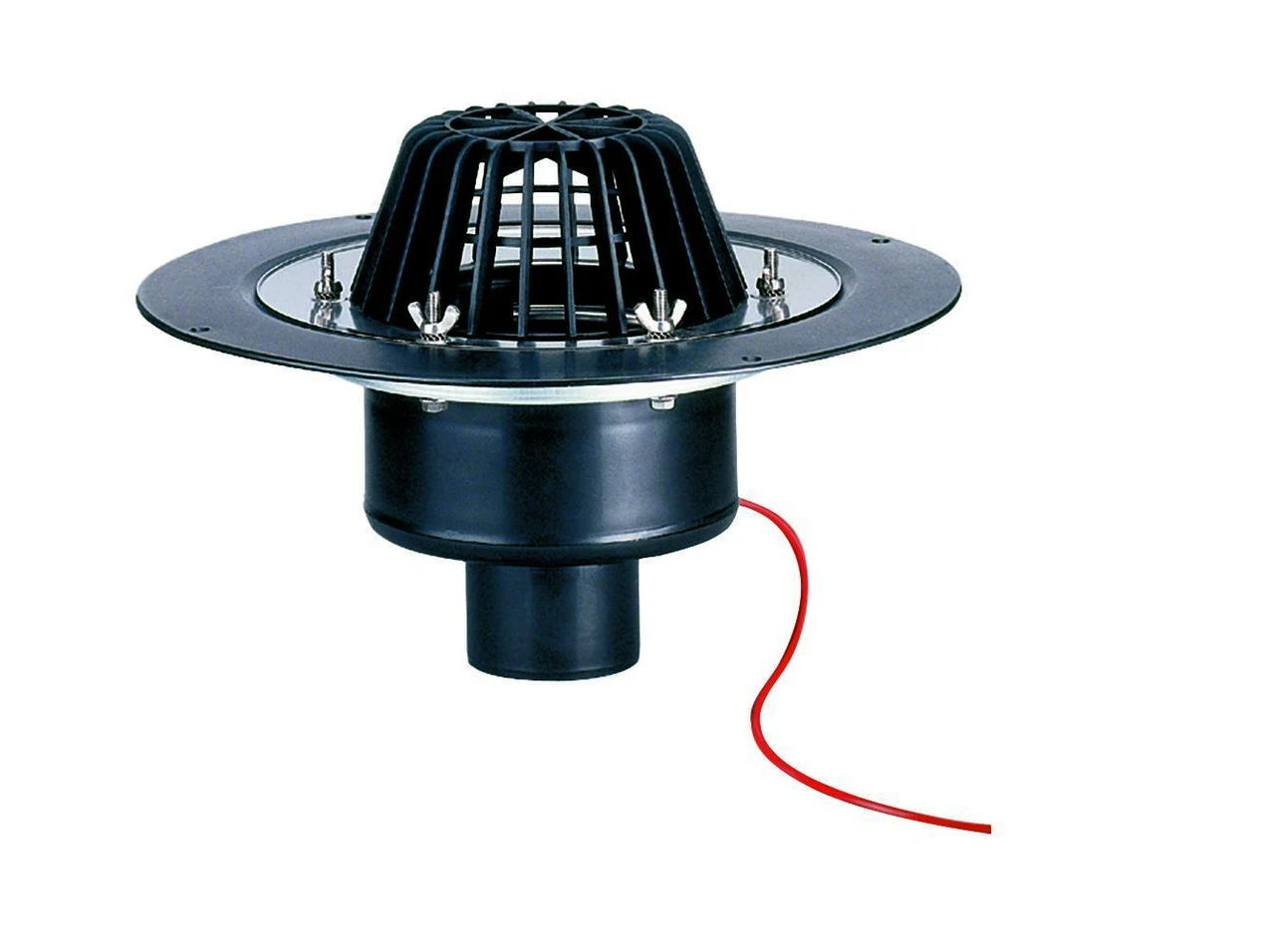 Dallmer Roof drain type 62 H clamp ring, heated, DN 70