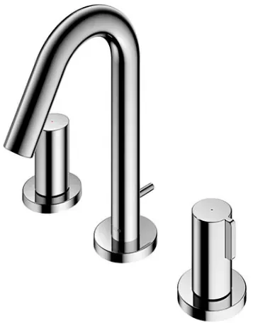 TOTO 2 Handle Lavatory Faucet ( 3 holes ) w/ Pop up waste TLG11201D