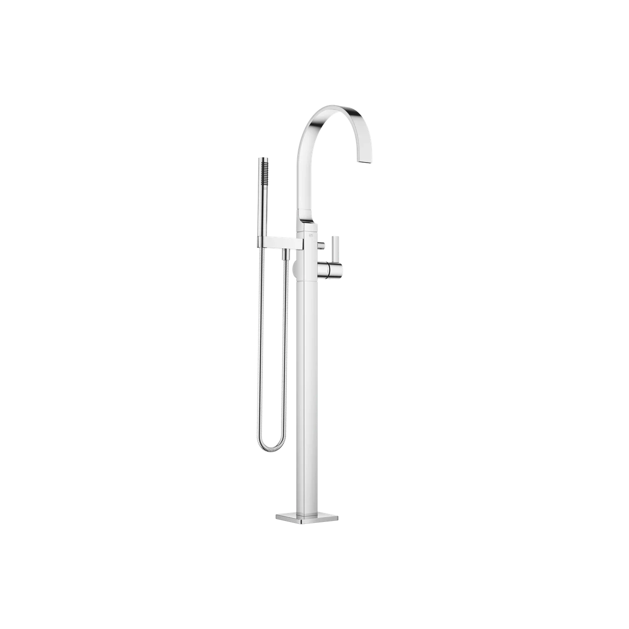 Dornbracht MEM Single-lever bath mixer with stand pipe for free-standing assembly with hand shower set 25863782