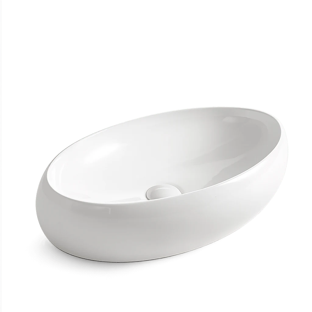 Oceandell Symmetrical Oval Countertop Washbasin BSA-0320