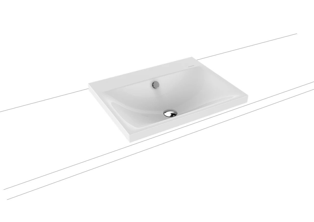 Kaldewei SILENIO countertop washbasin (rim height 40 mm) 3040