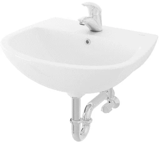 TOTO Wall Hung Lavatory 1 Tap Hole w/bracket (500 x 430 mm) LW247CJW/F#W