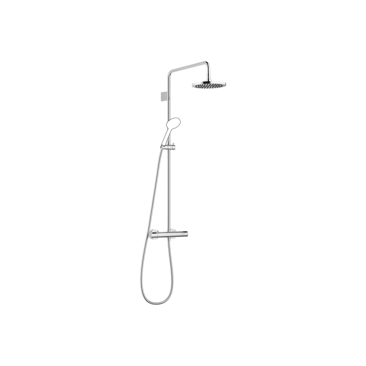 Dornbracht Shower pipe with shower thermostat without hand shower FlowReduce 220 mm 34464979