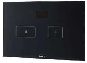 TOTO Glass Black Flush Panel Dual Button with Automatic Sensor - suitable for WH099 / WH090 MB008B