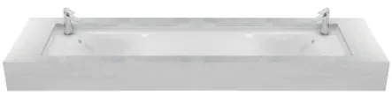 TOTO Twin Under Counter Lavatory w/bracket (1550 x 470 mm) LW279JW/F#W