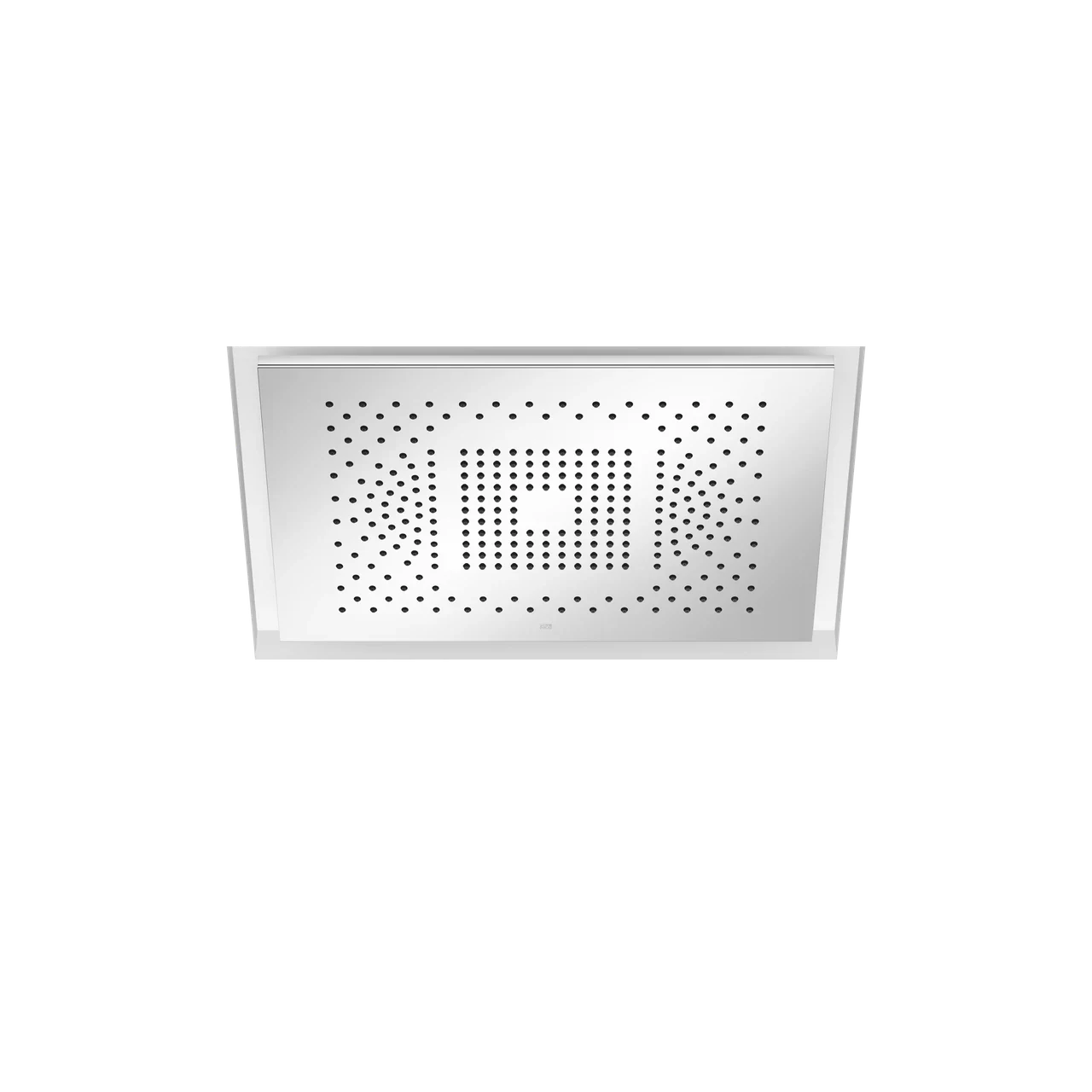 Dornbracht SERENITY SKY Rain panel for recessed ceiling installation with light