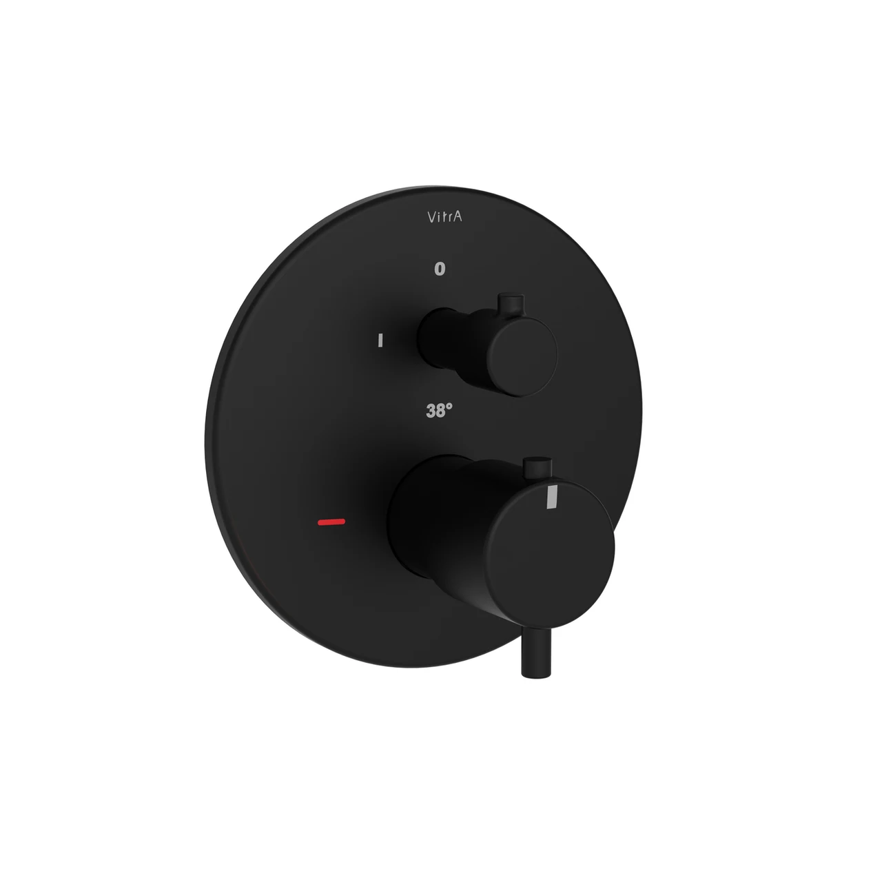 VitrA Aquaheat Thermostatic Built-in Bath/Shower Mixer - Round A4325836EXP