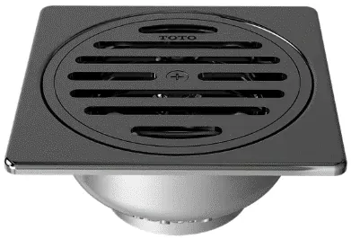 TOTO Floor Drain w/ Square Flange (115 x 115 mm) x 2”