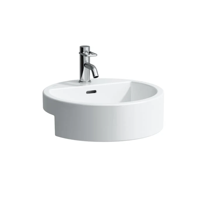 LAUFEN Semi-recessed washbasin 46 × 46 cm, 46 cm