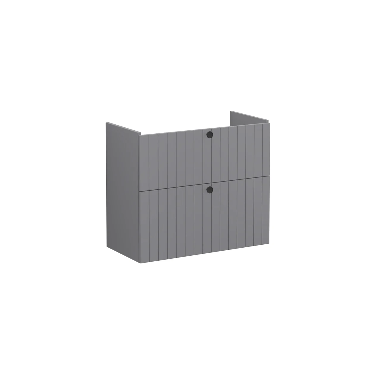 VitrA Root Groove, Vanity unit, 80 cm, compact,two drawers 68990