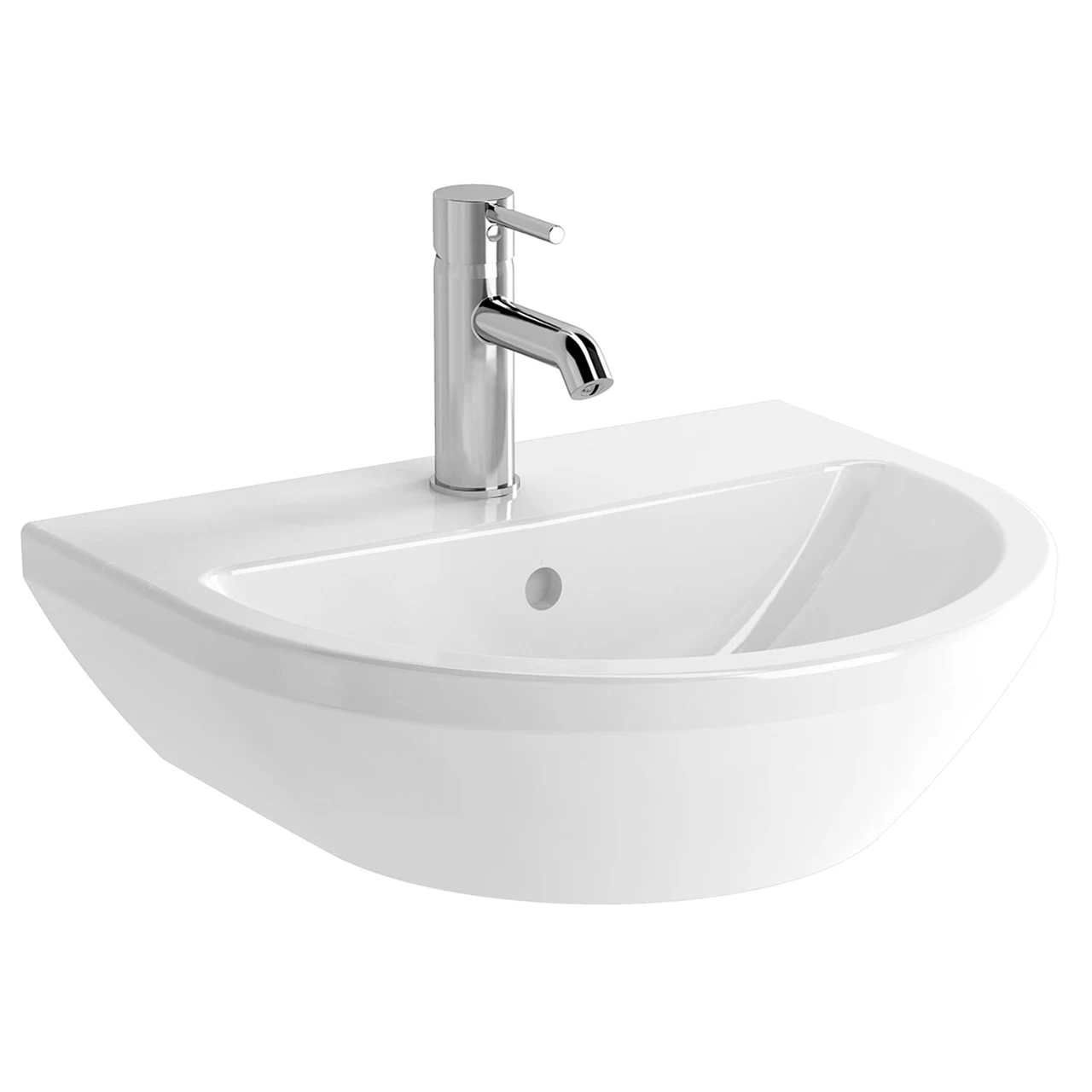 VitrA Integra Round Washbasin - 50cm 7066L003-0001
