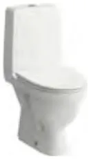 LAUFEN Floorstanding WC combination with cistern, close-coupled, rimless H827150
