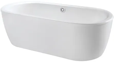 TOTO Enameled Cast Iron Bathtub w/out hand grip, 210L ( 1800W x 800D x 537H mm ) FBYN1816CPTE#W