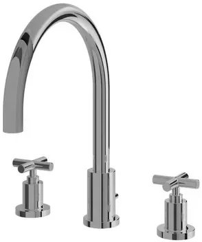 TOTO "Ego II" Cross Handle Bath Filler & Mixer TX467SECBR