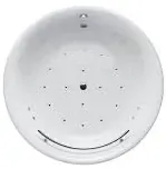 TOTO "Pearl" Acrylic Whirlpool Bathtub w/out hand grip, 452L