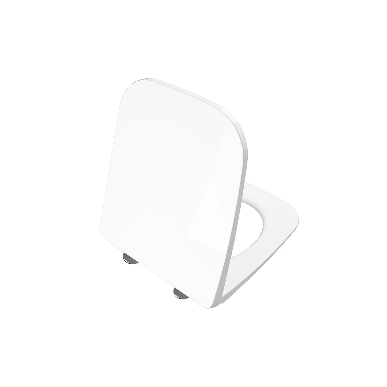 VitrA Universal Soft-Closing Toilet Seat, Super Slim - Square 207-003R009
