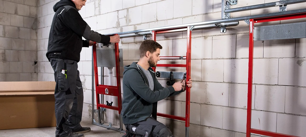 TECE TECEprofil dry-wall frame and installation components TECEprofil system