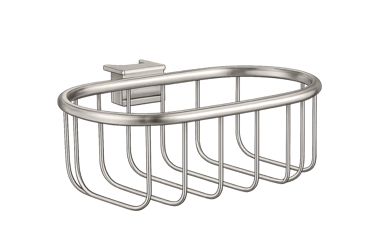 Oceandell Wall-mounted Oval Shower Basket AKW-0002