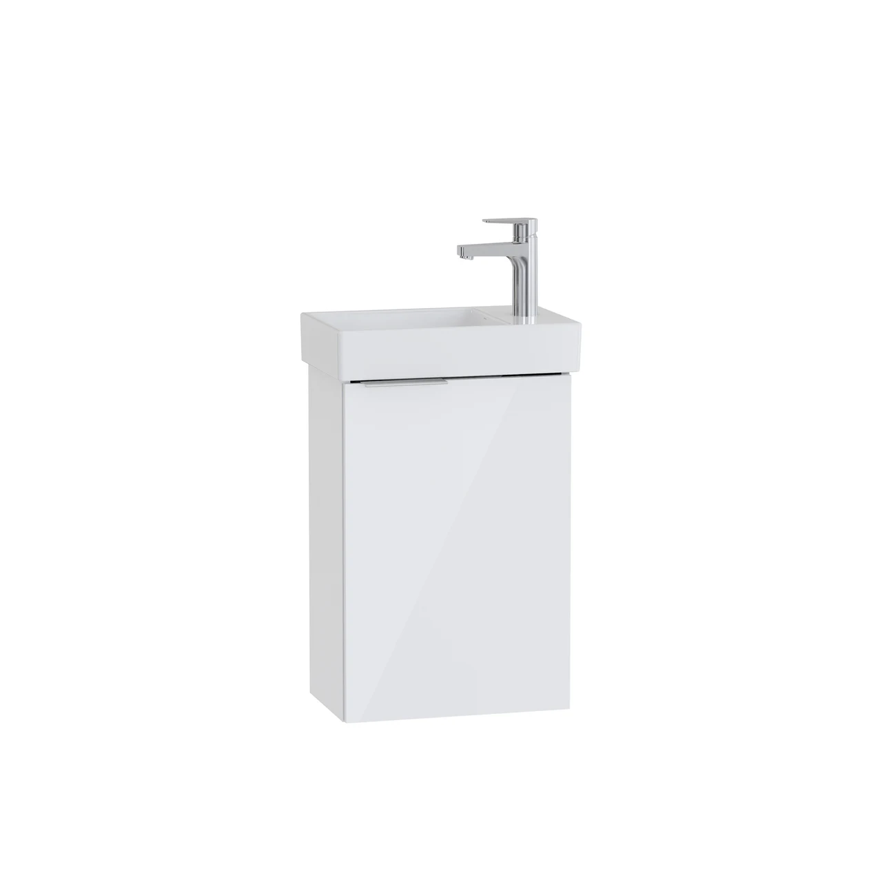 VitrA S20 Square Wall-hung Washbasin Unit – 45cm 80019
