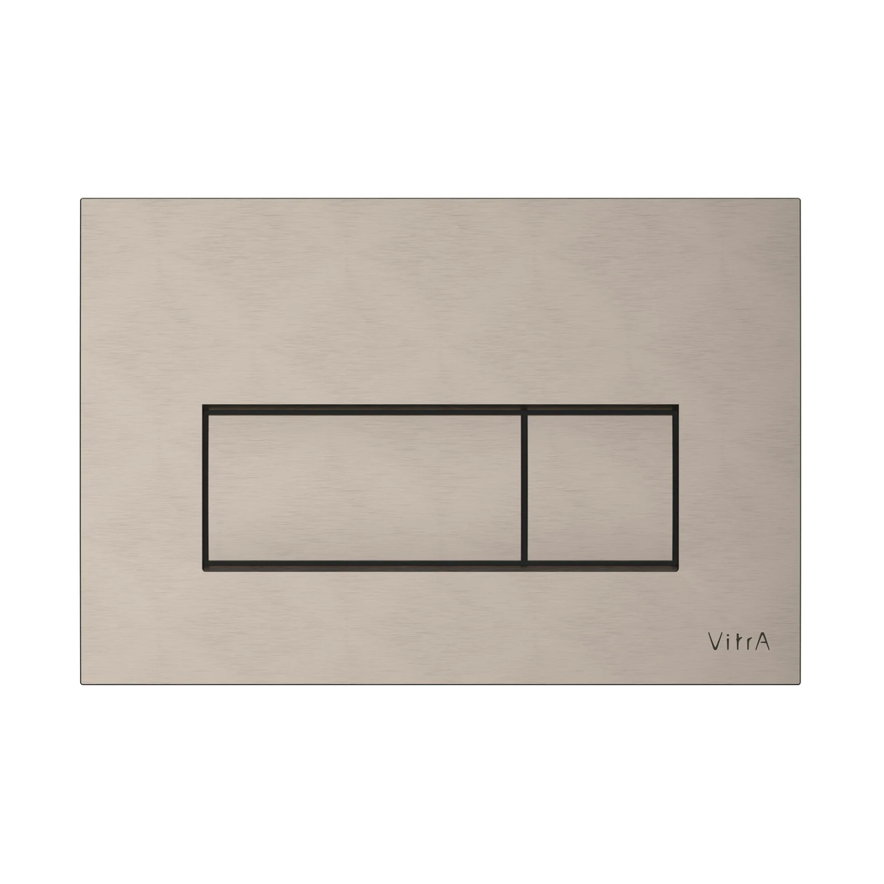 VitrA Loop Square Flush Plate - Brushed Nickel 740-2395