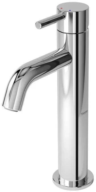TOTO "Ego II" Extended Single Lever Lavatory Faucet W/ 1 1/4" Pop-Up Waste (Height= 255 mm) TX116LESV4N