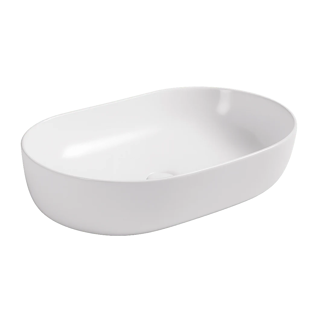 Oceandell Rounded Rectangular Countertop Washbasin BSA-0013