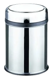 Oceandell Round Bathroom Bin – Chrome AXA-0011