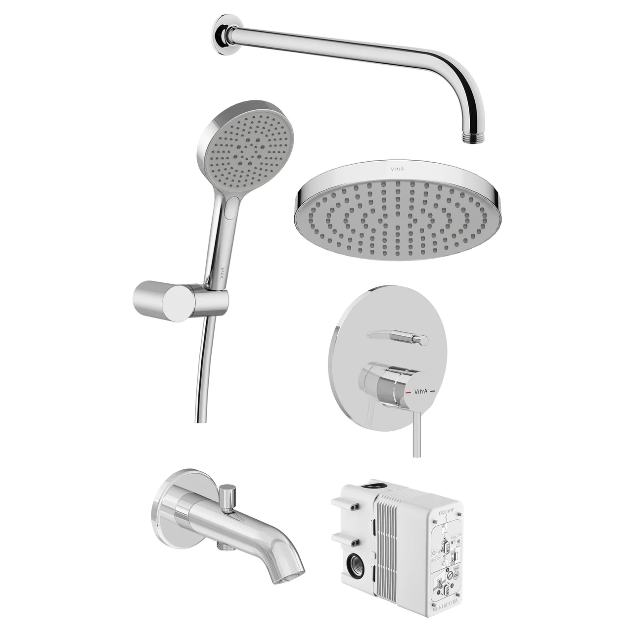 VitrA Minimax Round Concealed Bathroom Set A49324