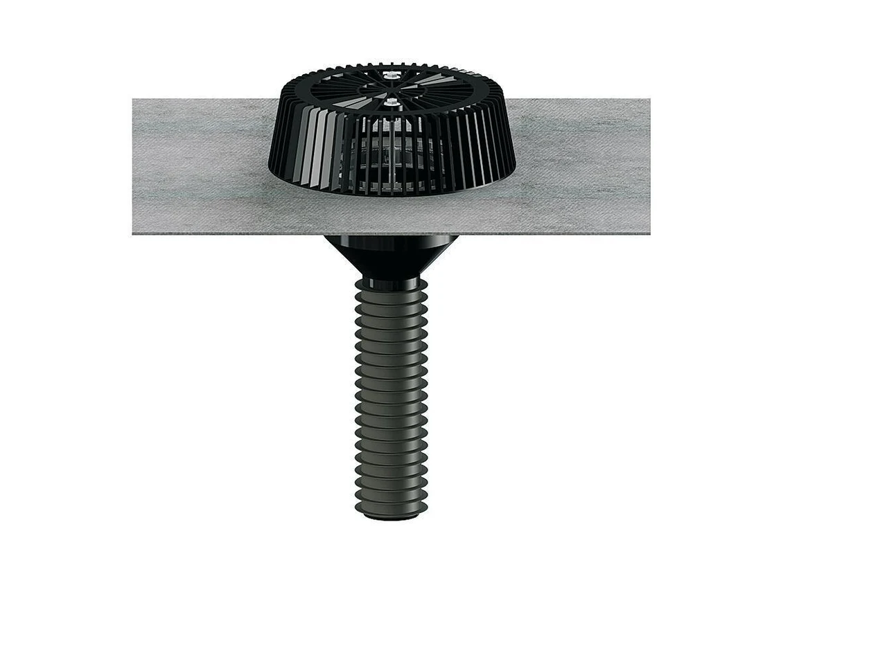 Dallmer Renova roof drain type 63 T DallBit, 345 mm, DN 70