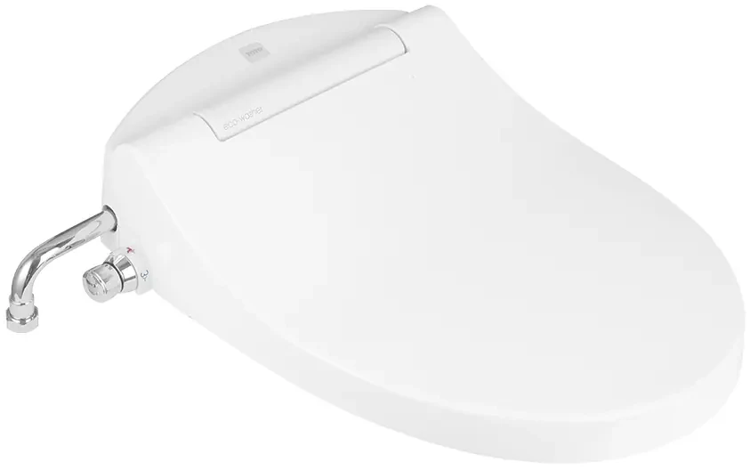 TOTO Eco-Washer W/Bidet Function, Round, Soft Closing (Long Elbow)