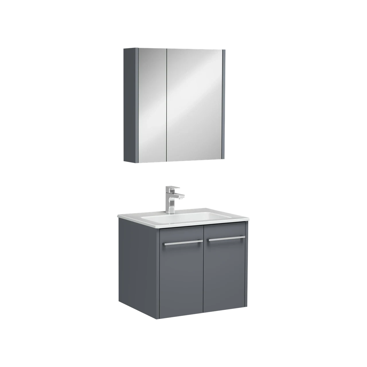 Isvea Combinato Washbasin Cabinet Double Drawer 60 cm 22CMS710060I