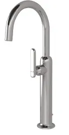 TOTO "Hayon" Extended Single Lever Lavatory Faucet w/ 1” One Push Pop-Up Waste (Height = 428 mm) TX116LY
