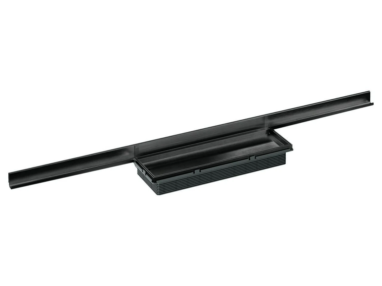 Dallmer Shower channel CeraWall Connect black matt, 800 - 1200 mm