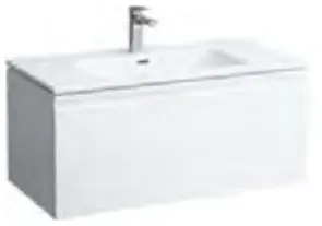 LAUFEN Washbasin with vanity unit 100 × 50 cm