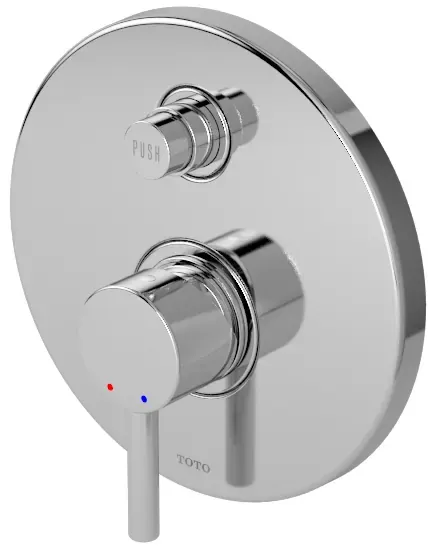 TOTO "Ego II" Concealed Single Lever Bath & Shower Mixer W/Diverter