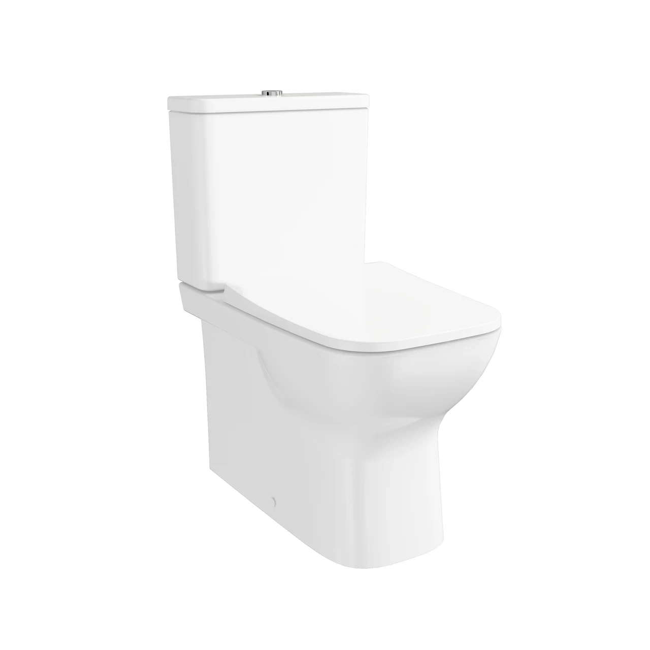 VitrA S20 Square Close-Coupled Toilet - Back-to-Wall WC Pan, 63cm 7693L003-0585