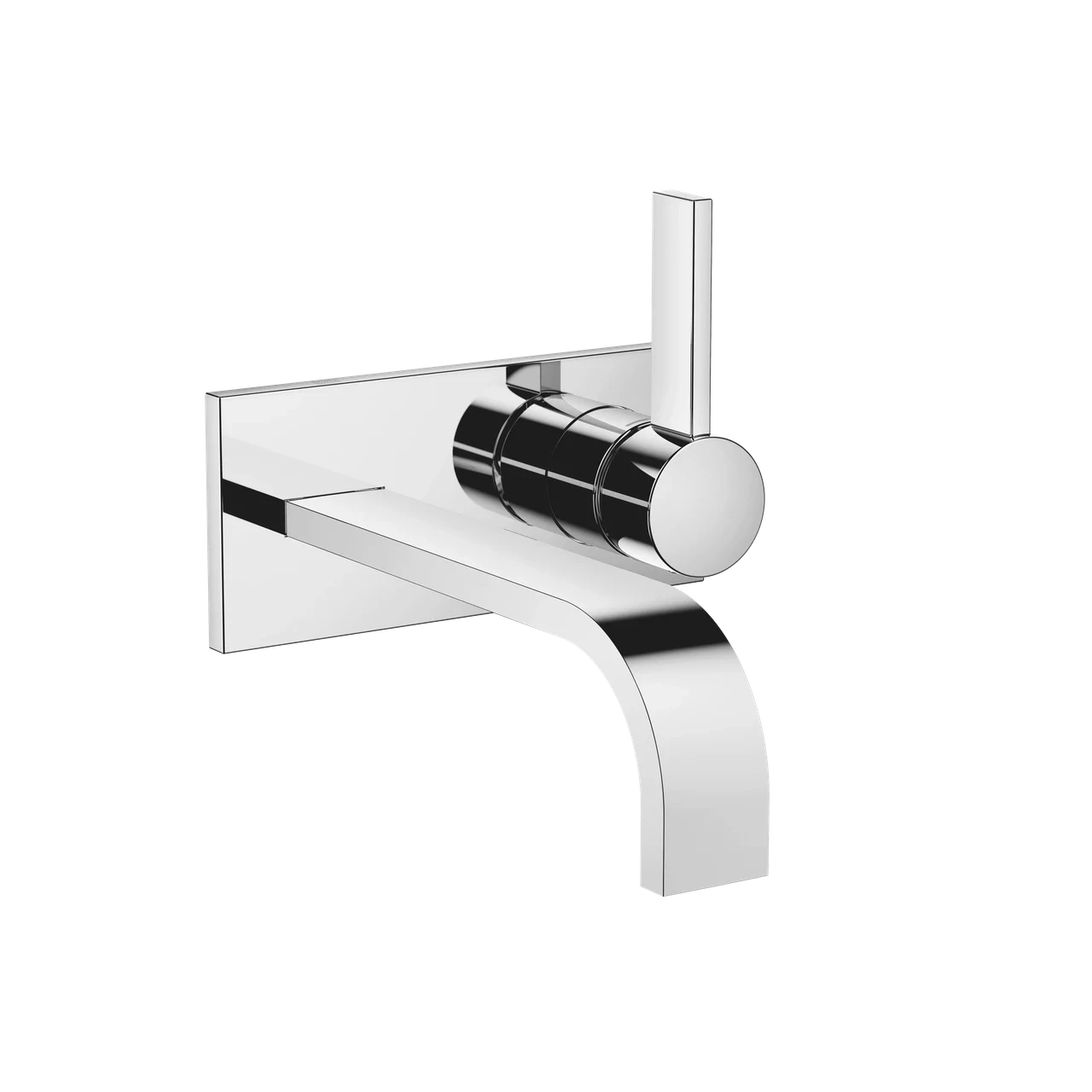 Dornbracht MEM Wall-mounted single-lever basin mixer with cover plate without pop-up waste 36864782