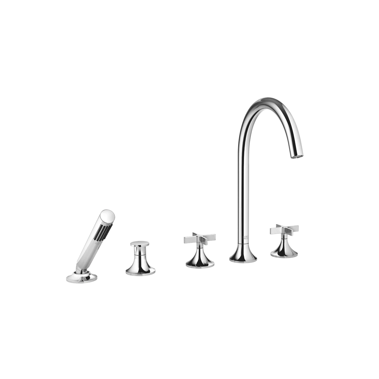 Dornbracht VAIA Five-hole bath mixer for deck mounting with diverter 27522809